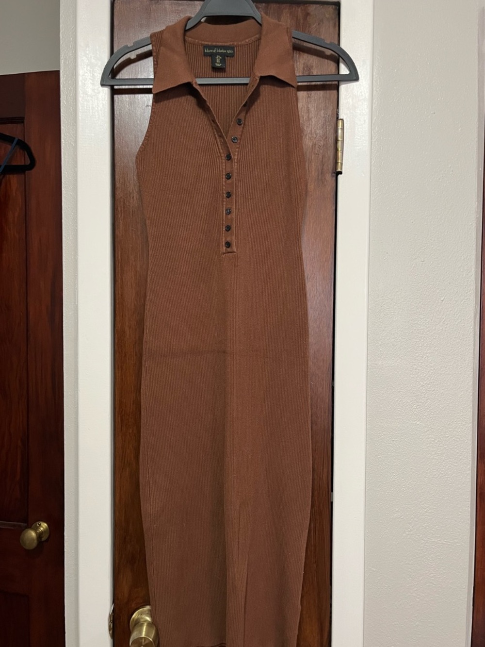 House of Harlow Ribbed Midi Dress